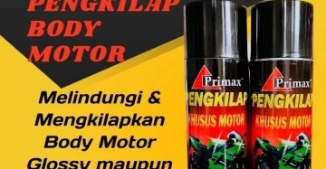 Restorer Pengkilap Motor Pengkilap Body motor Penghitam Cat GLOSSY & DOFF PRIMAX 300 ml